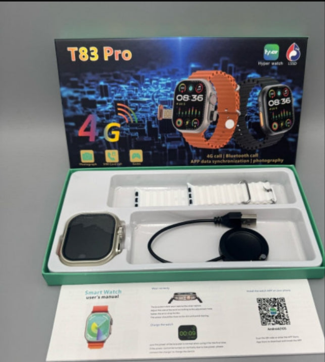 RELOJ T83 PRO CON CHIP: Conecta con estilo. ⌚⌛