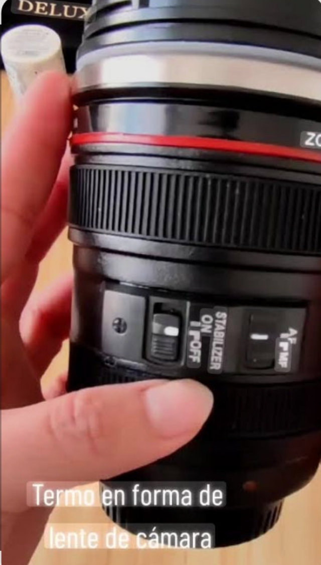 VASO TERMICO DISEÑO EN FORMA DE CAMARA: La cámara 📷 perfecta para tu café ☕🌞