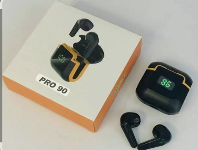 AUDÍFONOS INALÁMBRICOS IMPERMEABLES PRO 90 TWS CON CONTROL. Perfección en sonido y comodidad.🎧