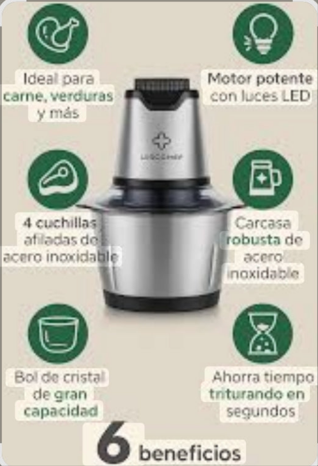 TRITURADOR VISTA es potente y fácil de usar.🎛️✅