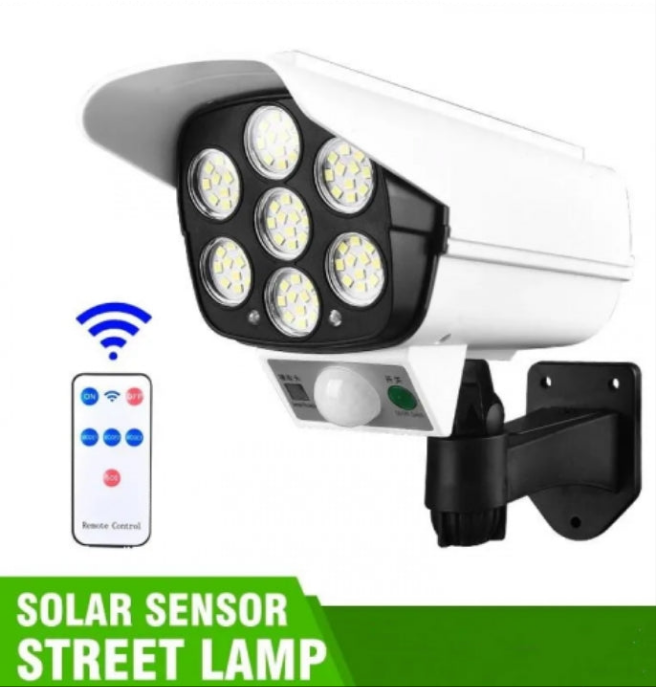 LUZ SOLAR CON SENSOR: Se enciende sola cuando lo necesitas. ☄️