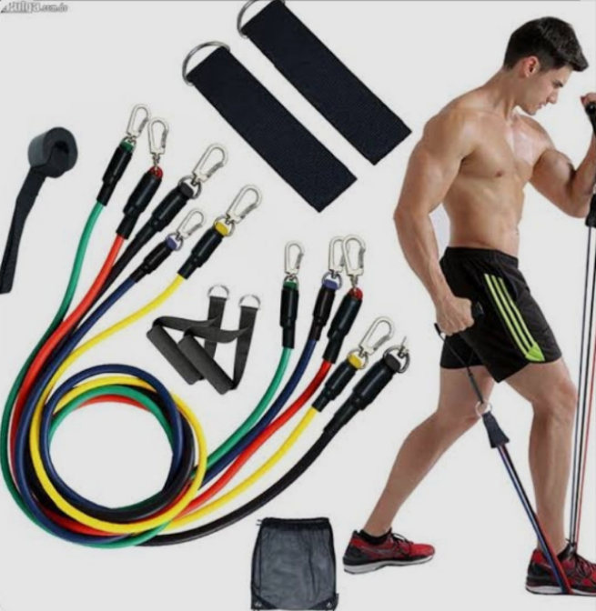 SET DE BANDAS DE EJERCICIOS: Transforma tú cuerpo en cualquier lugar y sin límites.💪✅✨