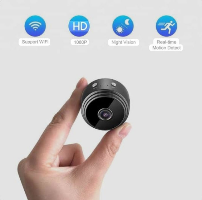 MINI CAMARA A9 1080P INALÁMBRICA WIFI SMART HOME VIGILANCIA: Seguridad en tus manos.✨✅