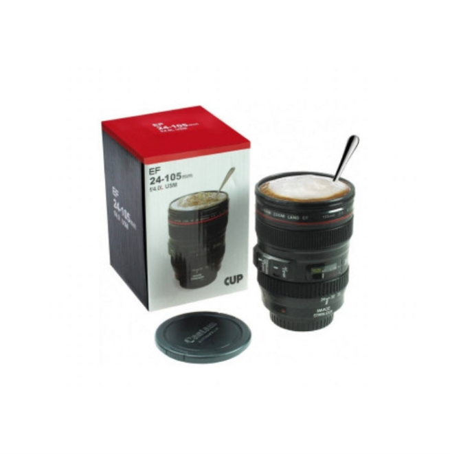 VASO TERMICO DISEÑO EN FORMA DE CAMARA: La cámara 📷 perfecta para tu café ☕🌞