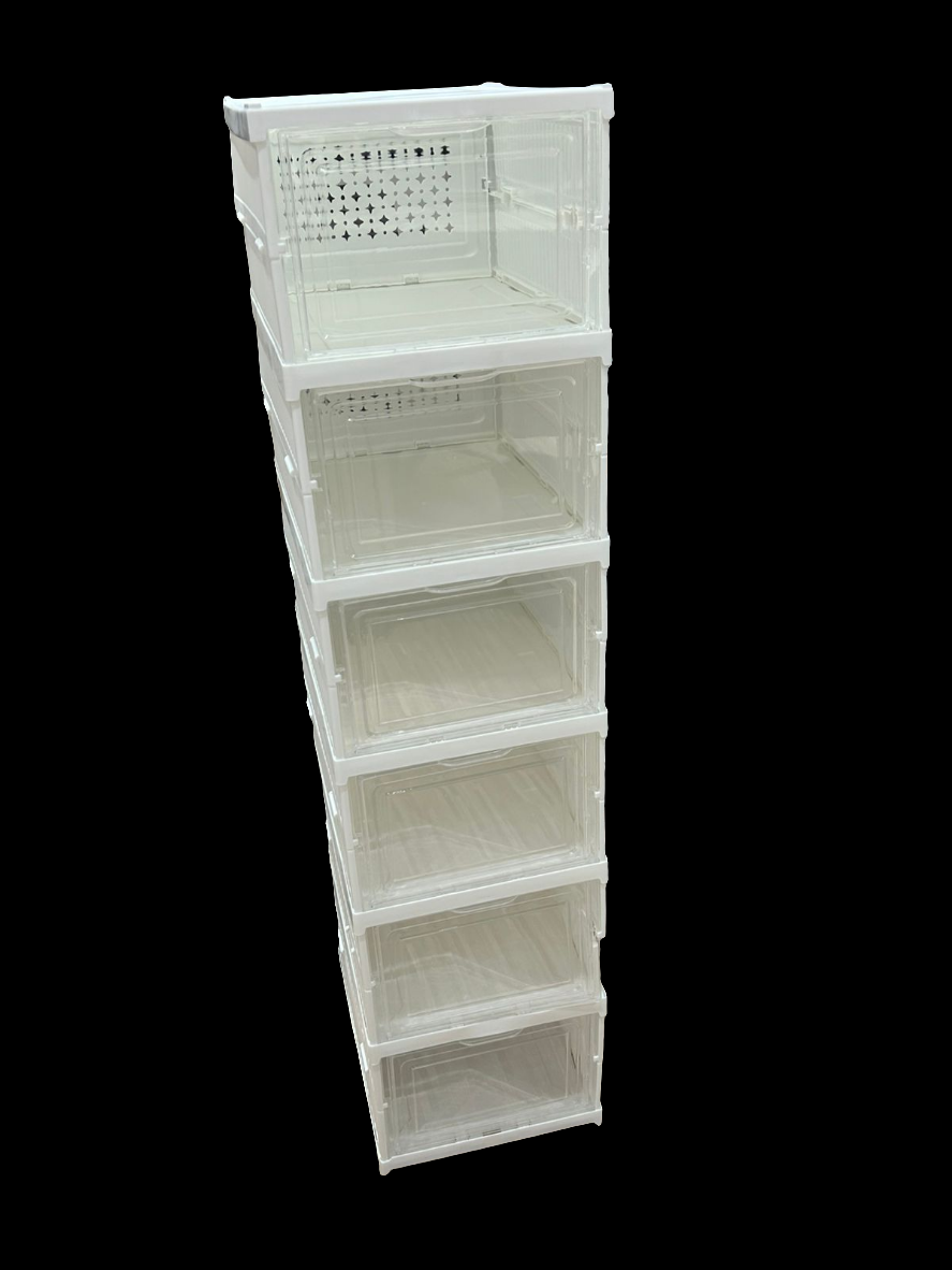 ORGANIZADOR DE ZAPATOS CON TAPAS Y PUERTAS 6 NIVELES💫👞👠👟👡