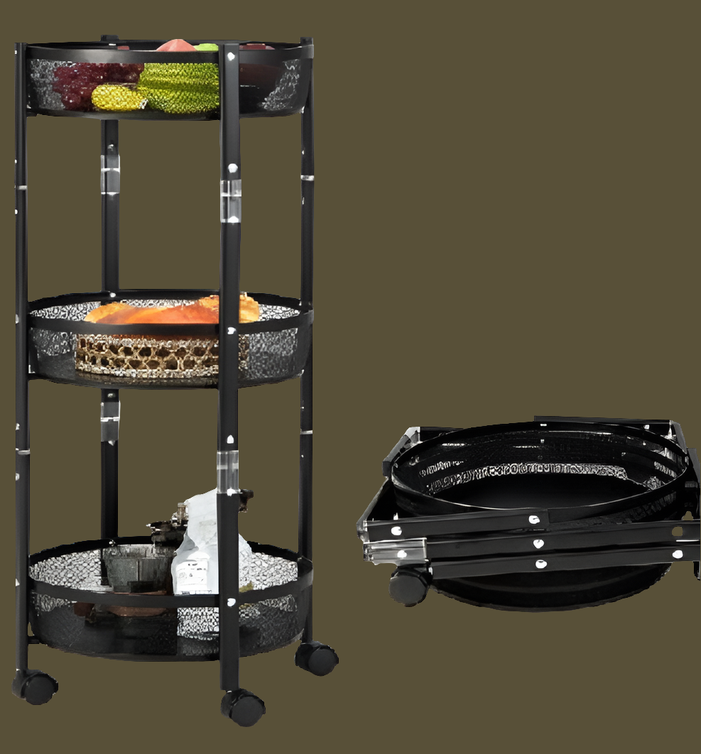 Cocina con estilo: ORGANIZADOR REDONDO DE COCINA 3 NIVELES