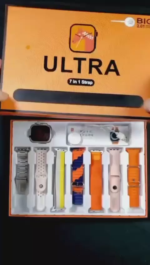 RELOJ ULTRA 7 EN 1: La combinación perfecta de estilo y funcionalidad.⌚⌛⏰