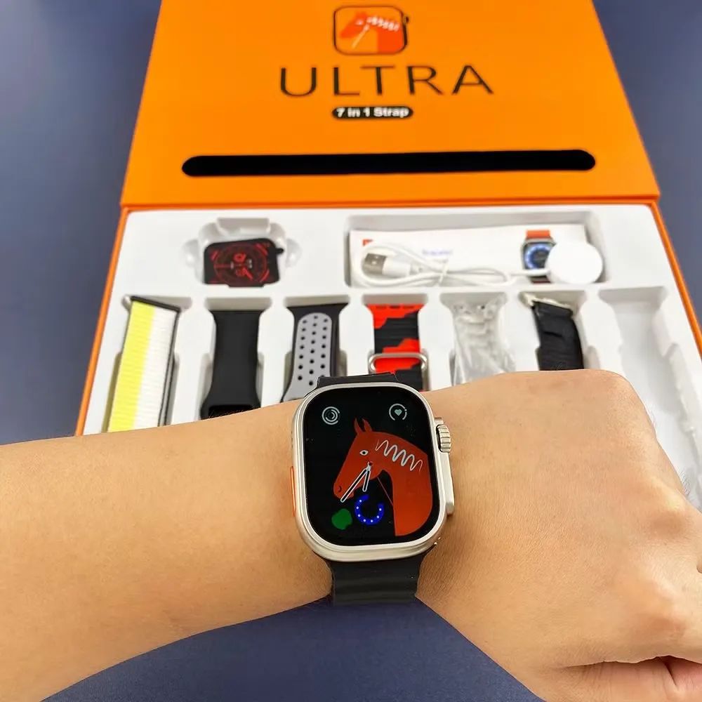 RELOJ ULTRA 7 EN 1: La combinación perfecta de estilo y funcionalidad.⌚⌛⏰