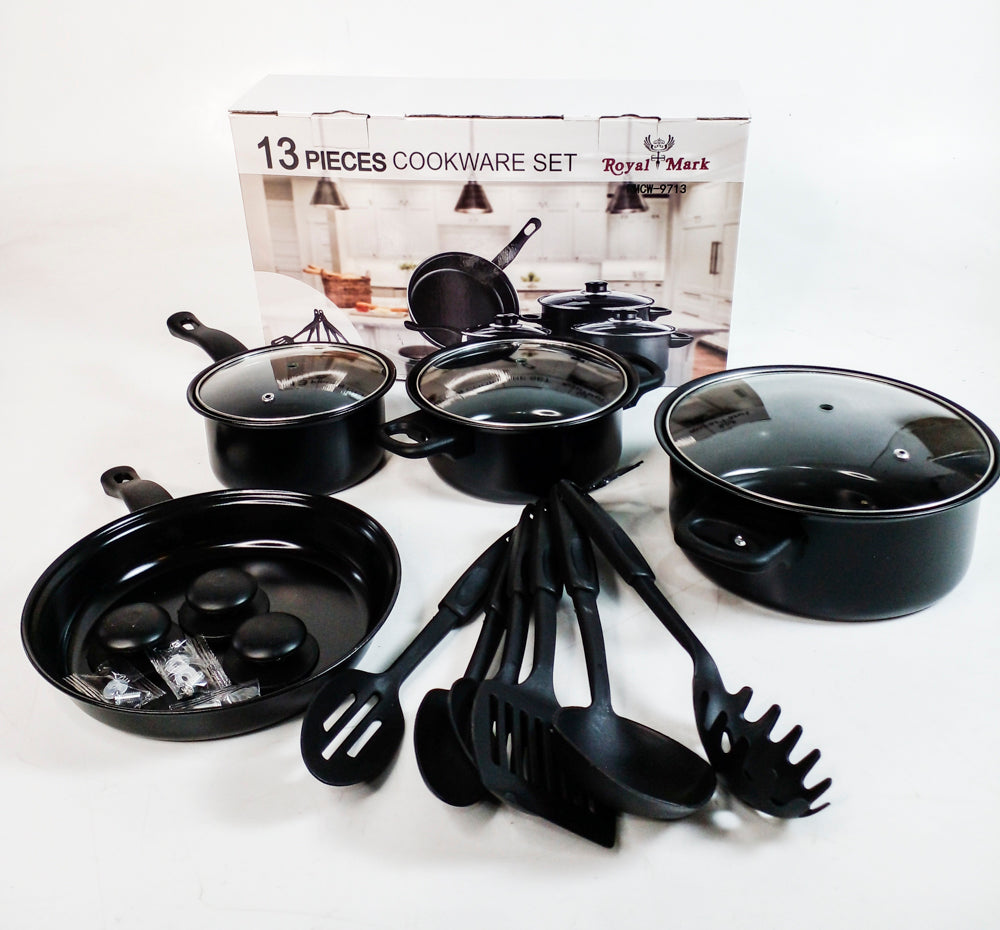SET DE OLLAS 13PZ ROYAL: PERFECTO PARA CUALQUIER COCINA.🫕🍲✨