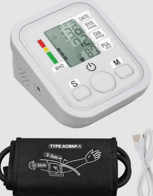 TENSIÓMETRO DIGITAL MÁQUINA PARA TOMAR PRESIÓN ARTERIAL BRAZO: Presión arterial bajo control. 🏥💯🤝
