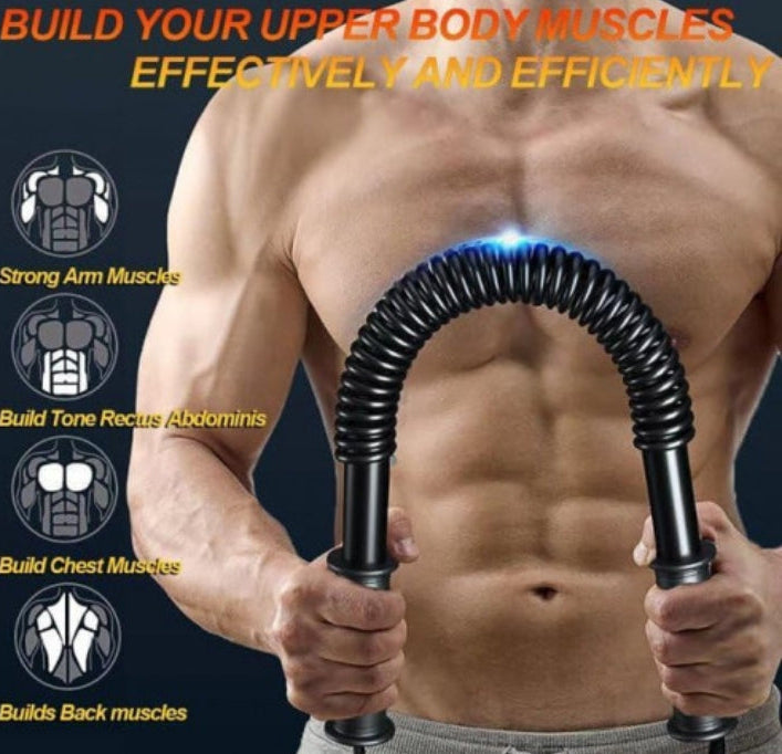 BARRA DE ENTRENAMIENTO 40 KG SUPERIOR DEL CUERPO, CONSTRUCTOR DE BRAZOS RESISTENTE PARA PECHO, HOMBRO, ANTEBRAZO.💪🔥