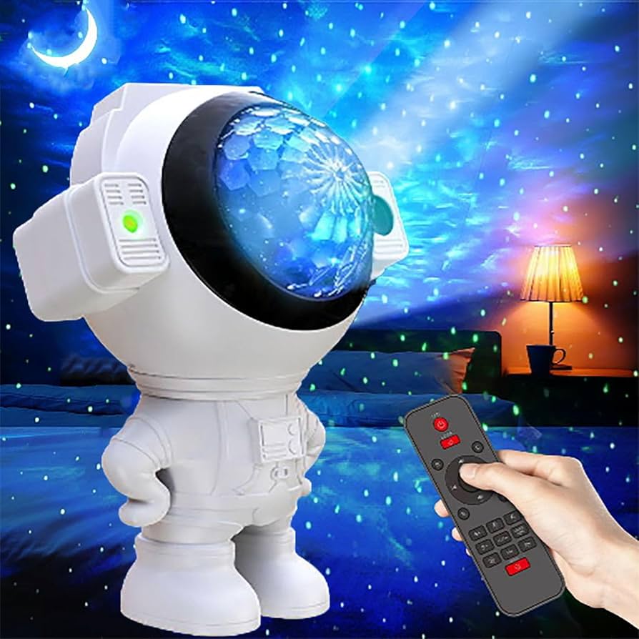 PROYECTOR ASTRONAUTA SENTADO Descubre el cielo nocturno en tu hogar!!!✨🌌💫
