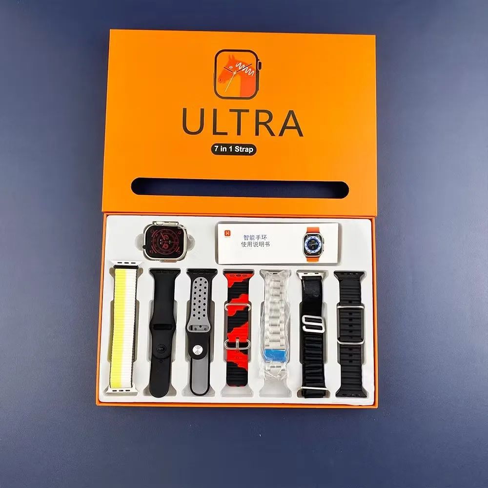 RELOJ ULTRA 7 EN 1: La combinación perfecta de estilo y funcionalidad.⌚⌛⏰