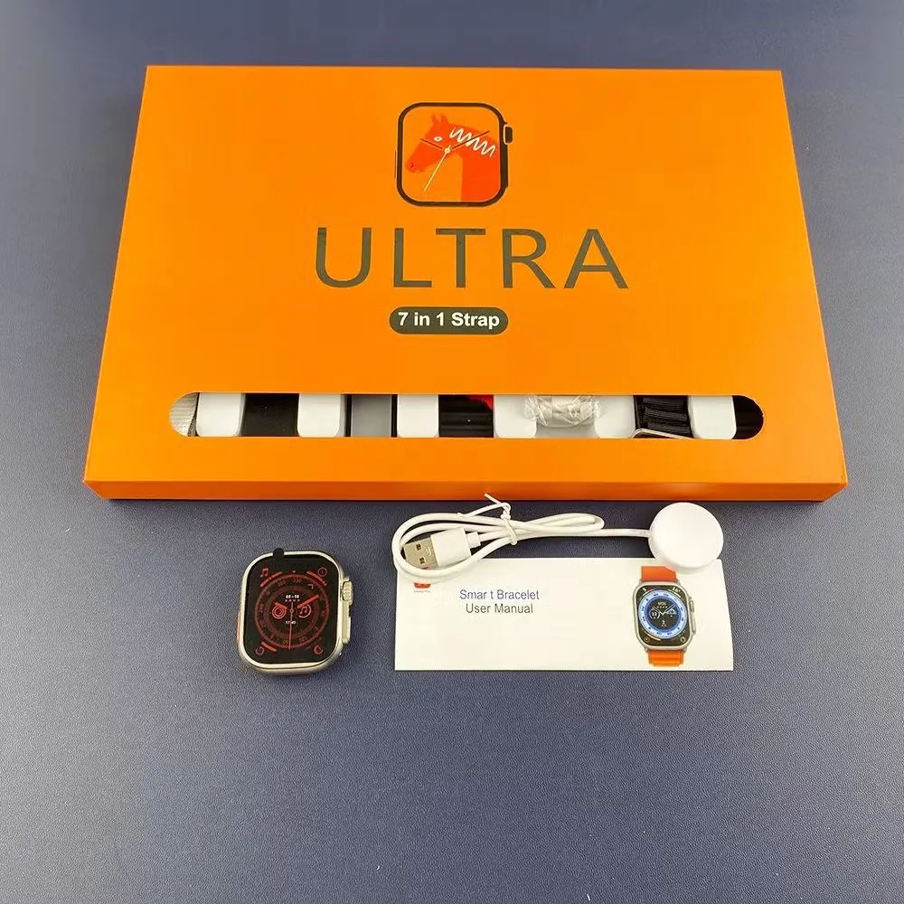RELOJ ULTRA 7 EN 1: La combinación perfecta de estilo y funcionalidad.⌚⌛⏰