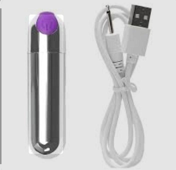 BALITA VIBRADOR RECARGABLE USB 10 FRECUENCIAS DE VIBRACION: Potencia y placer.💯🔥✅