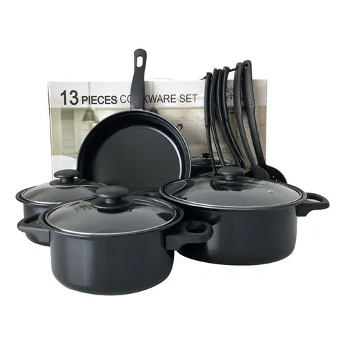 SET DE OLLAS 13PZ ROYAL: PERFECTO PARA CUALQUIER COCINA.🫕🍲✨