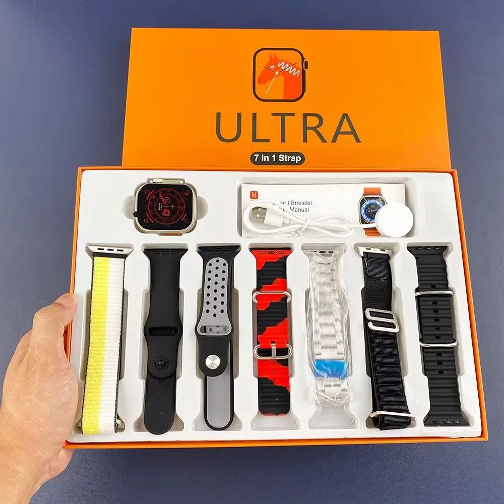 RELOJ ULTRA 7 EN 1: La combinación perfecta de estilo y funcionalidad.⌚⌛⏰